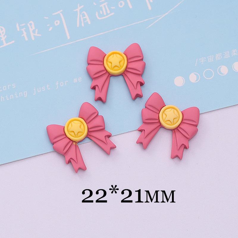 10Pcs New Cute Kawaii Mini Cartoon Magic Wand Flat Back Resin Cabochons Scrapbook Diy Wedding Hairpin Accessories Craft A125