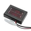 Jauge Numérique Universelle 2 en 1 Température d'Eau + Voltmètre 12V / 24 V avec Capteur M10 pour Voiture / Camion Voltmètre