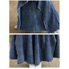 Autumn Winter Plus Size Women Jeans Long Pants Trousers Loose Wide Leg Pants Casual Denim Skirt Pants