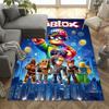 Roblox Colorful Roblox Avatars Area Rug Suitable For Outdoor Study Room Dining Room Playrooms Antislip Carpet Office Home Decor