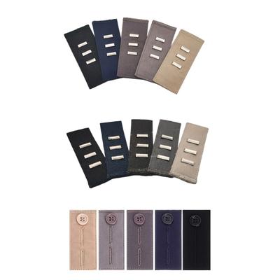 5Pcs Pants Waist Button Extenders No Sew Waist Extension Button Waistband Adjusters for Pants Clothing Accessories