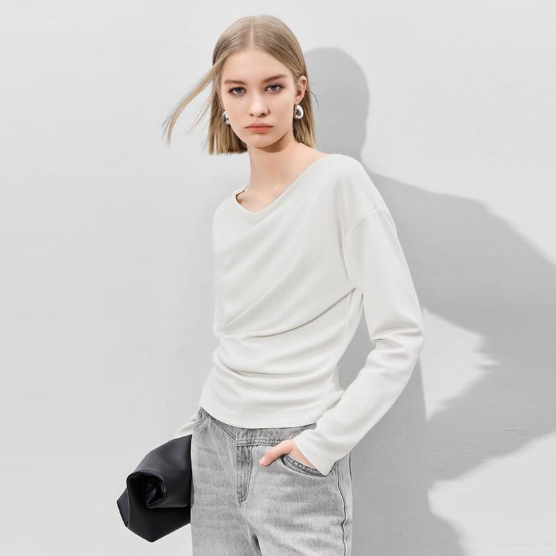 

Her Figure Off-Shoulder Knit Sweater M