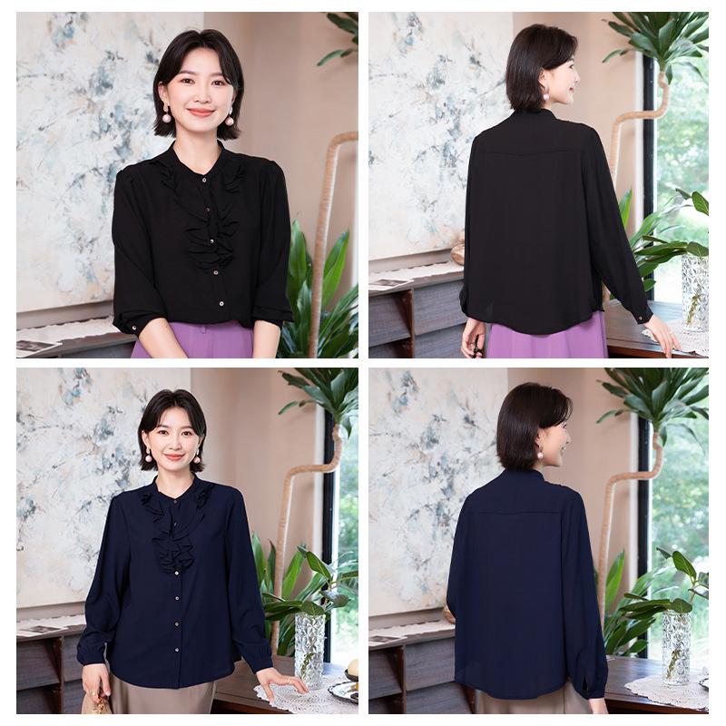 YUN Women's Autumn Long-Sleeve Professional Shirt