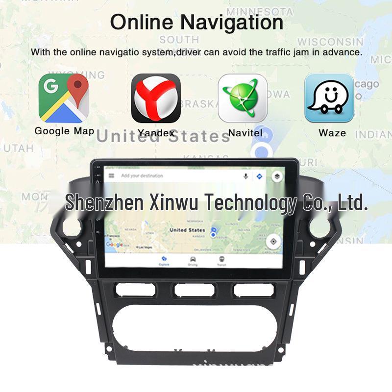 Compatible Android Navigation System for 2011-2013 Ford Mondeo - WiFi, MP5 Player, GPS