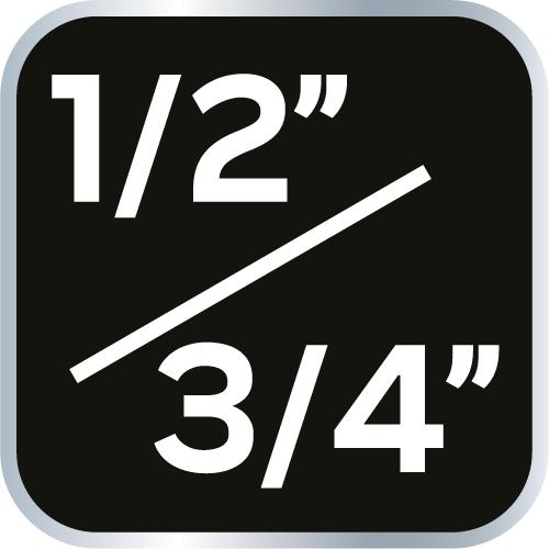 Tap connection 1/2"- 3/4"