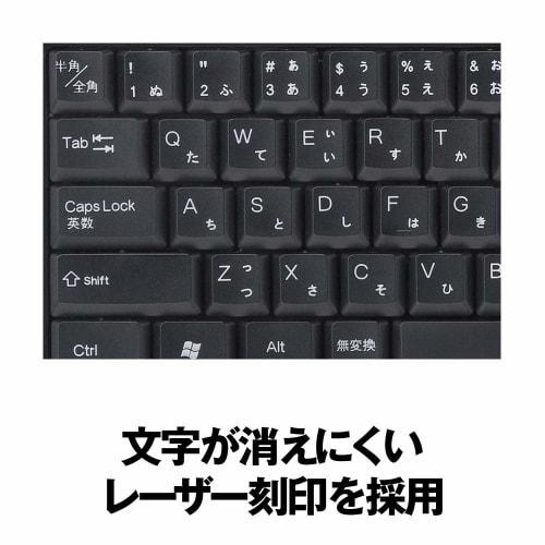 BUFFALO Wired Full Keyboard Uses Antibacterial Resin Waterproof and Dustproof Can Be Washed with Water Remote Telework Easy Connection Reliable Suppor