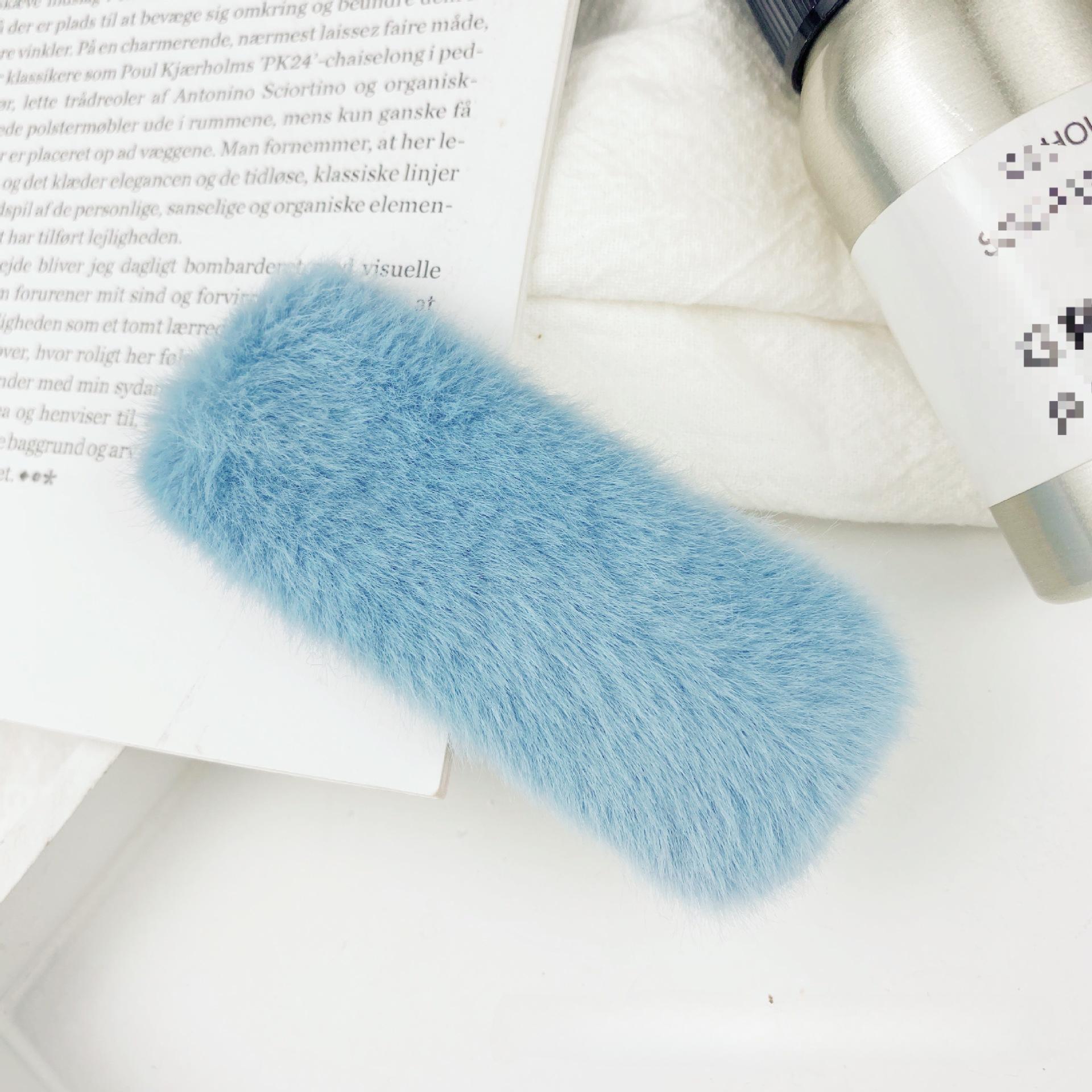 

2 шт. Новые мягкие плюшевые заколки BB карамельного цвета для девочек, заколки для челки, зимние плюшевые заколки, заколки из искусственного меха, головные уборы, аксессуары для волос 2pcs