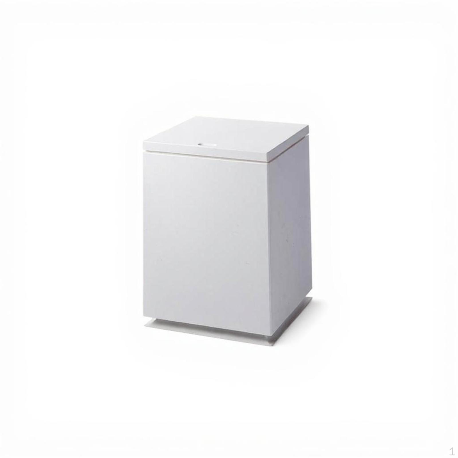 Square Trash Can, Press Top Lid