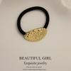 Minimalist Metal Hair Ring - New Korean Style High-End Ponytail Tie Rubber Band.