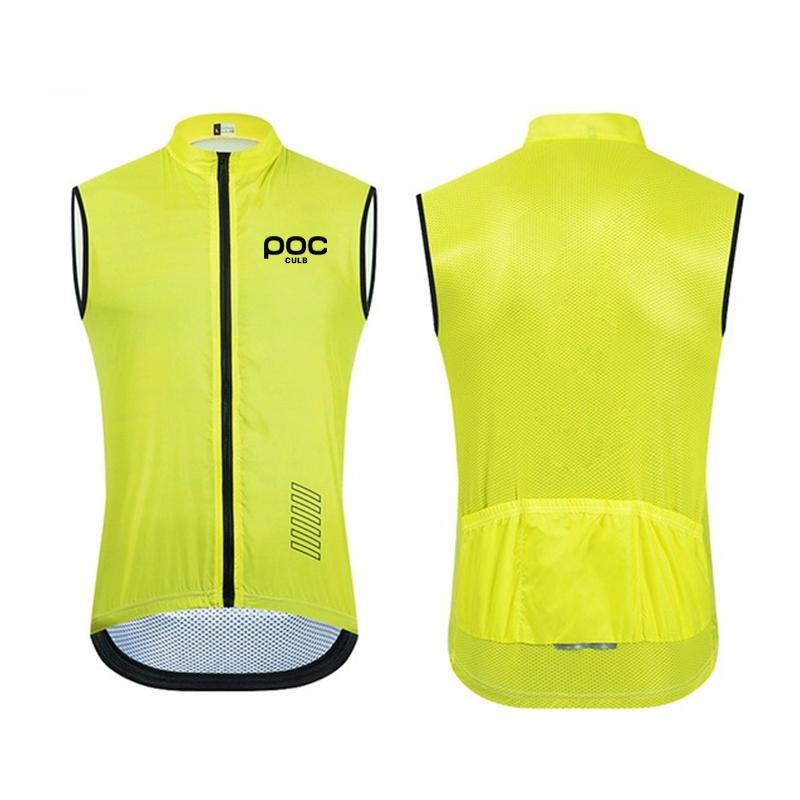 2026 New CULB POC Road Cycling Suit Night Riding Light, Wind Proof, Waterproof Charge Tank Top, Colored Vest