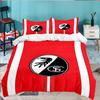 3PCS Eagle Symbol Frei-burg Football Bedding set,Ideal for1pc Duvet Cover And 2pcs Pillowcases Perfect for Christmas gift,Ideal for Bedroom,Dormitory