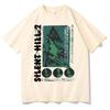 Horror Game Fun Silent Hill 2 Graphic T Shirts Male Rock Oversized Tees Men Women Vintage Casual Tshirt Men's Cotton T-shirts
