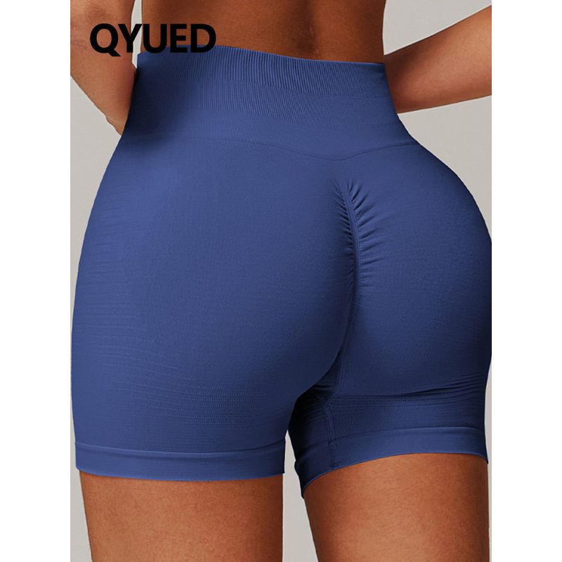 Fashion Seamless Tight High Waist Yoga Shorts Peach Hip Raise Women's Fitness Shorts Outdoor Running Shorts Sexy