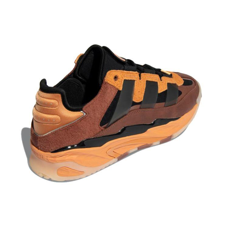 Adidas Niteball Hazy Copper Unisex Sneakers Braun Core-Schwarz Acid-Orange FX7642