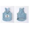 Denims Pet Dress With Harnesses Cats Strap Dress Fashion Pet Denims Dress for Fashion Forward Small Pet