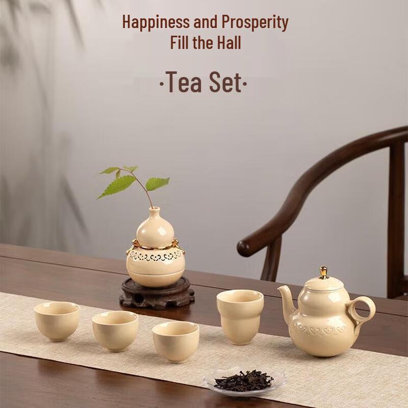 Forbidden City  Fu Lu Man Tang  Tea Set Gift Box