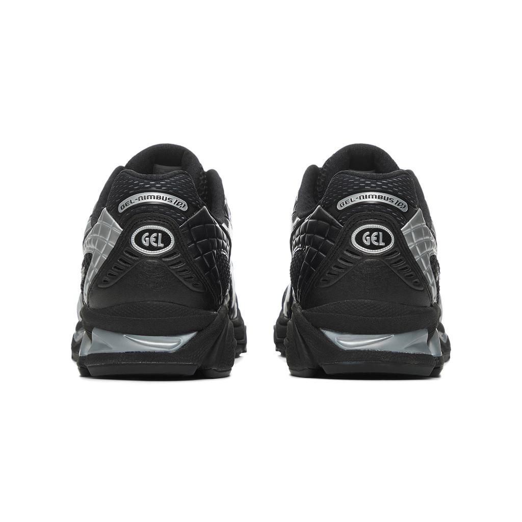 ASICS GEL Nimbus 10.1 Cushioning Support Low top Casual Shoes Unisex Liquid Black Silver Sneakers 1203A929-001