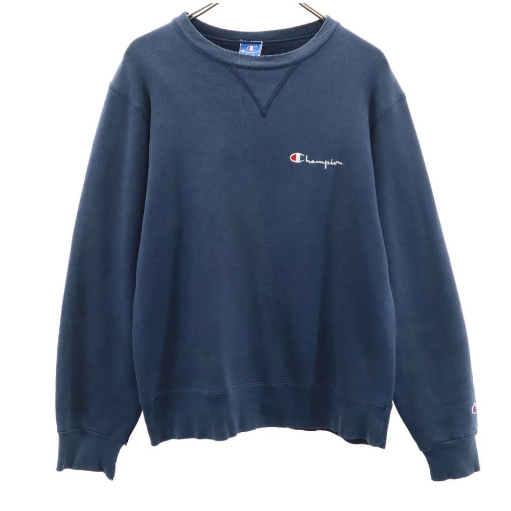 

Champion 90-х годов Сделано в США Старый синий ярлык Свитшот с длинным рукавом Мужской Б/У