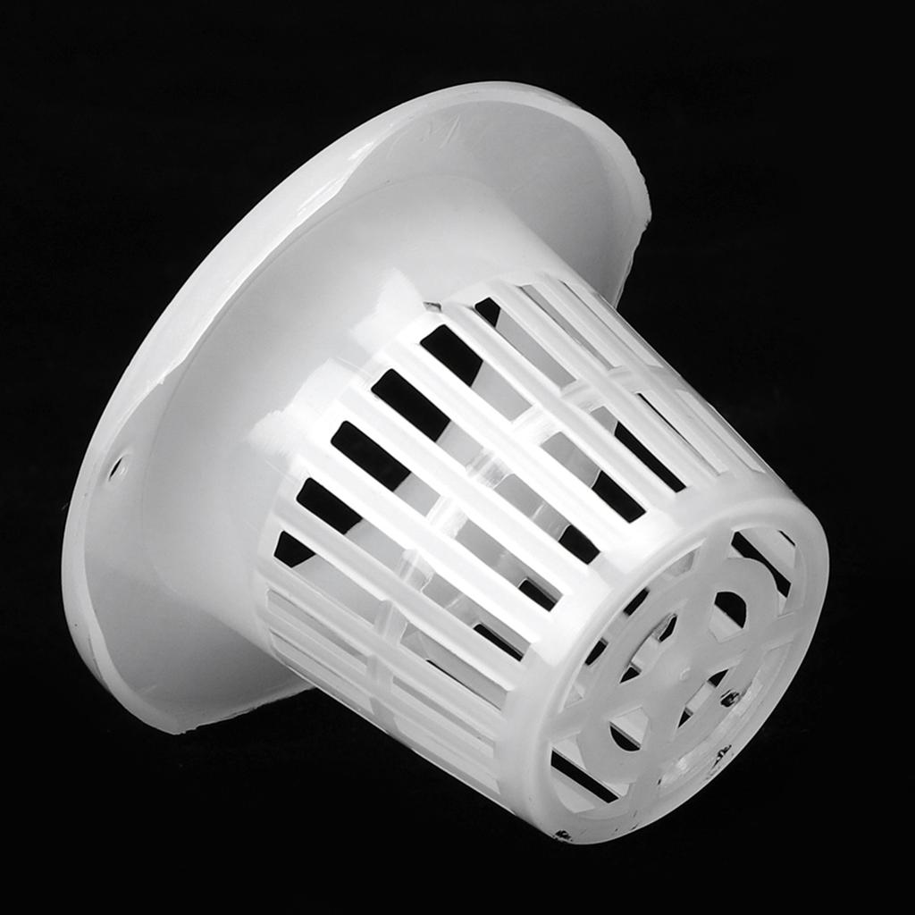 50Pcs PP Hydroponics Net Pot Soilless Cultivation Flower Planting Grow Mesh Basket