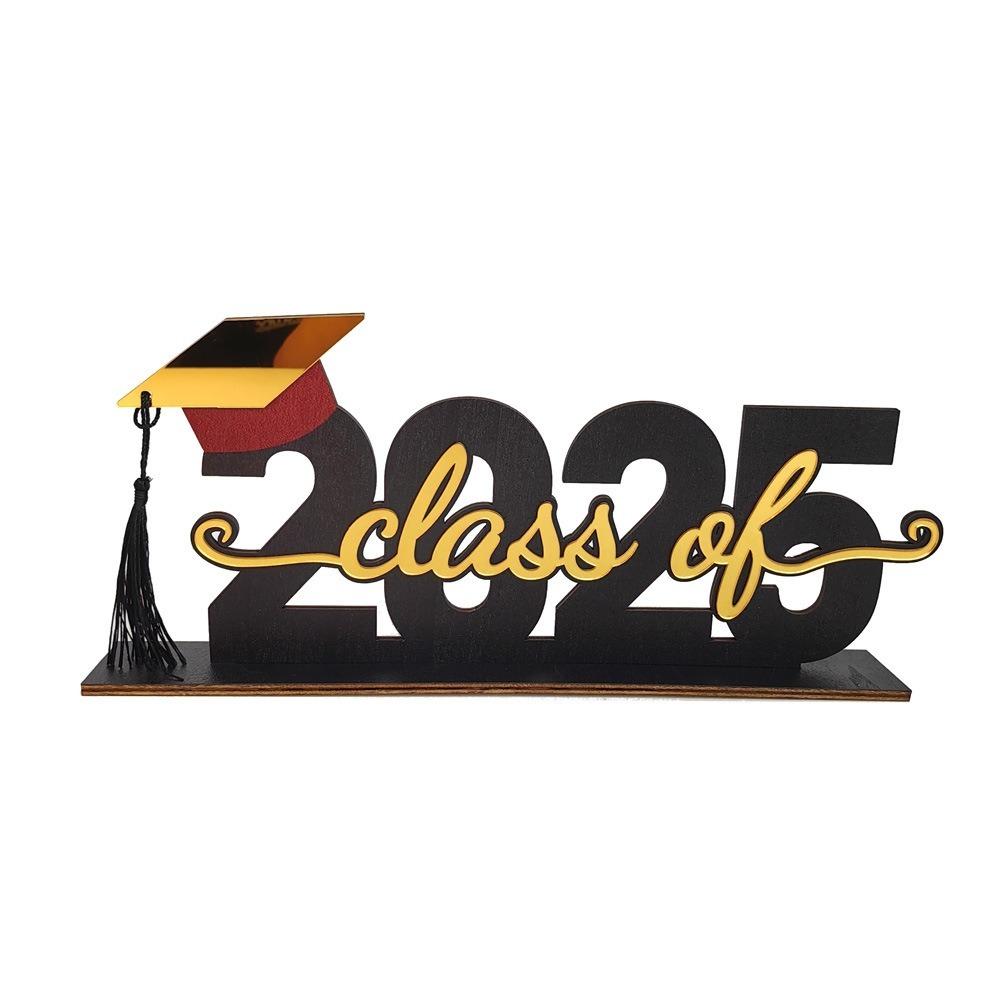 Festival Wooden Graduation Ornament Cartoon Graduation Desktop Decoration  Graduation Season