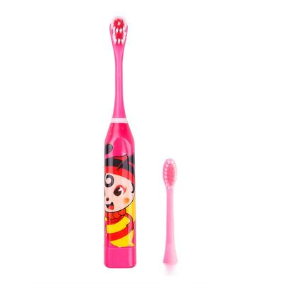 Kids Electric Toothbrush with 2PC Replacement Brush Head Double-sided Clean No Rechargeable Teeth Care Oral Care Tool