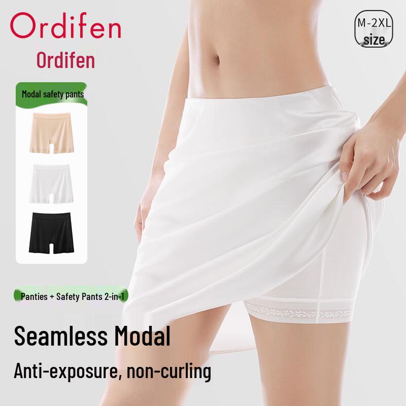 Odifen Women's Modal Anti-Exposure Safety Shorts