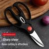 Three-piece Multifunctional Kitchen Scissors Set: Chicken Bone, Handcraft & Stainless Steel Culinary Scissors