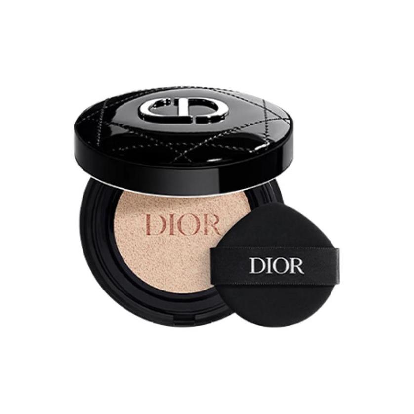 Dior Forever Skin Glow Cushion mit besticktem Cannage-Etui LSF 50 Feuchtigkeitsspendendes Make-up