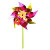 Windmill Hot Wholesale Gift Plastic Single Flower Outdoor Decoration Mixed Color Kindergarten Night Market