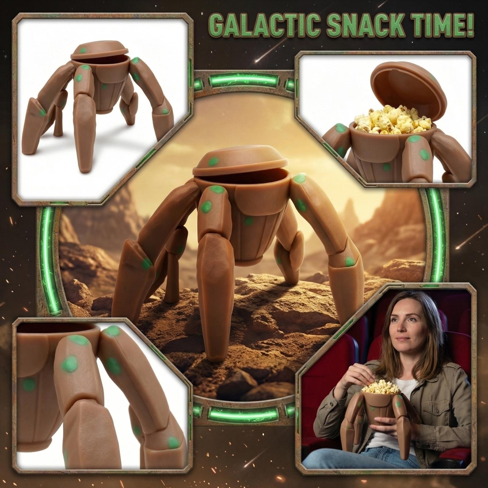 Movie-themed Popcorn Bucket – This Collectible Popcorn Bucket Is A Cinematic Souvenir, Ideal For Movie Fans And Collectors. One Size коричневый