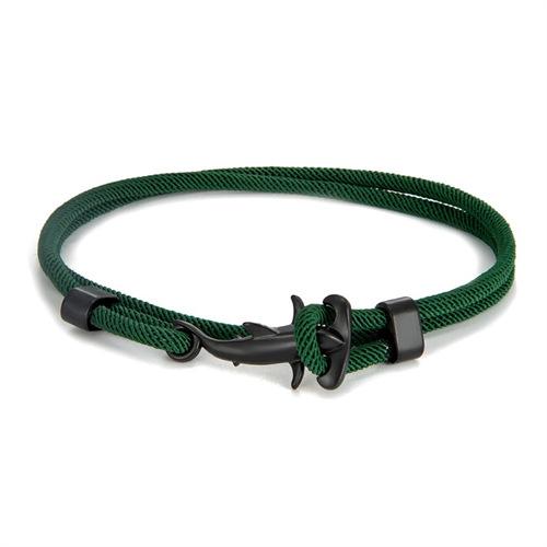 Small Fresh Black Small Hammerhead Shark Bracelet Milan Rope Multi-Turn Adjustable Hand Rope Worker