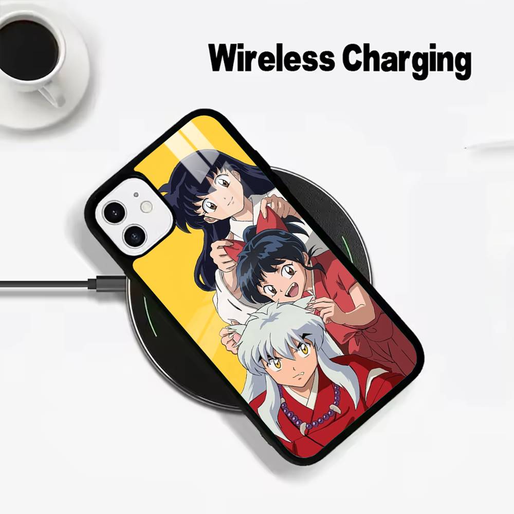 

L-L-Inuyasha Phone Case For IPhone17 16 15 14 13 12 11 Pro Max 16/15/14Plus Wireless Charger Cover Funda iPhone13ProMax