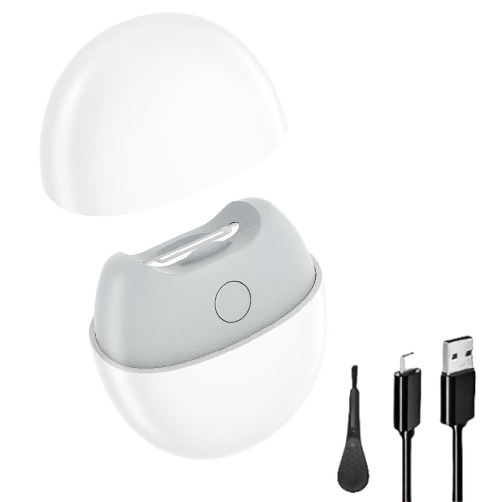 Electric Nail Clipper with Light and Scraps Storage Automatic Nail Trimmer Rechargeable Nail Cutter for Baby Care Adults Nails