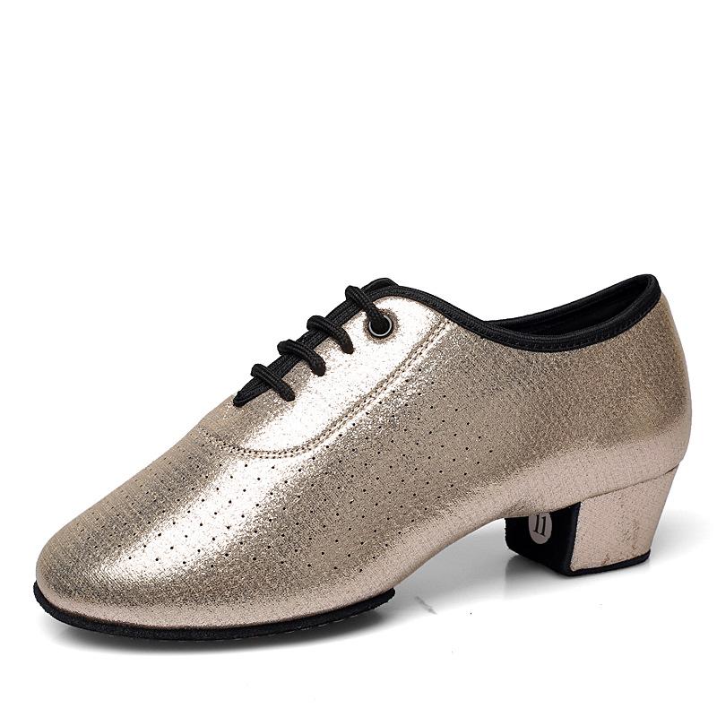 Boty na latinskoamerické tance Pánské Dámské Moderní Tango Salsa Kožené Společenské boty Čtvercové podpatky Dospělí Děti Chlapci Párty Taneční boty Sport
