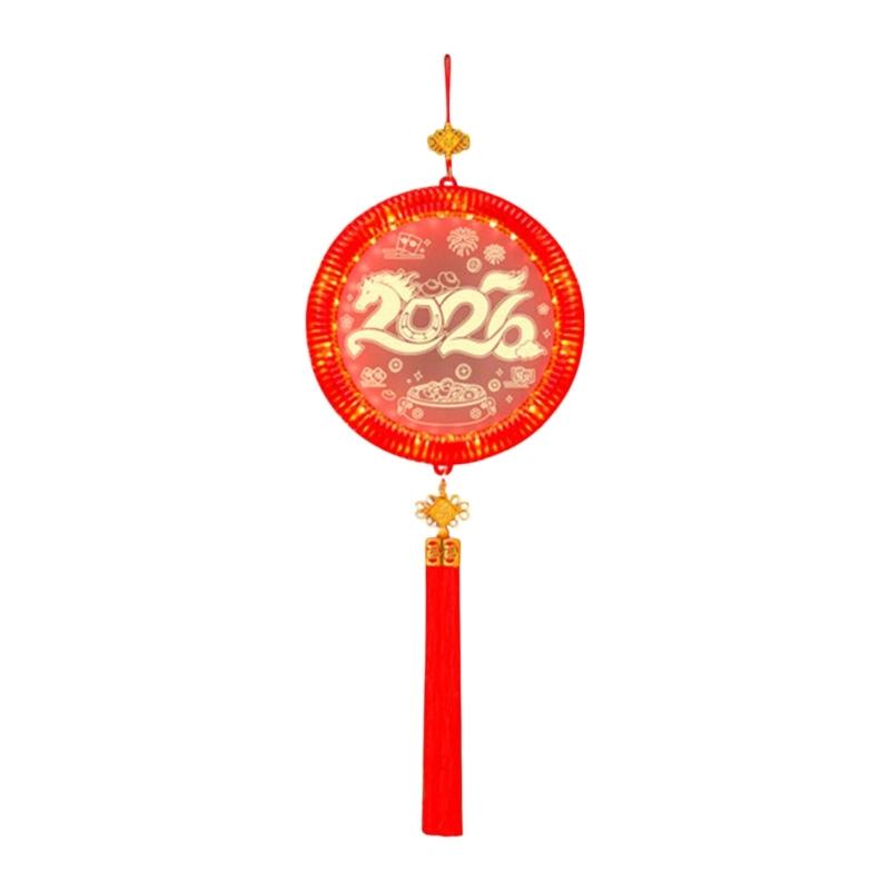 Decorative Holiday Hanging Ornament Glowing Pendant With Low Heat Lighting and Simple Installation for Parties