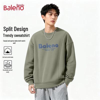 Baleno Men's Printed Crew Neck Sweatshirt