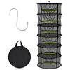 4/6 Layer Folding Food Herbs Drying Net Drying Rack Breathable Hanging Mesh Basket Flowers Buds Plants Flowers Buds Dryer