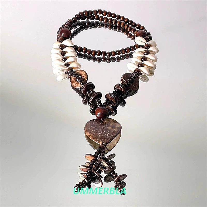 Bohemian Flower Necklace Female Retro Ethnic Style Design Long Sweater Chain Accessories