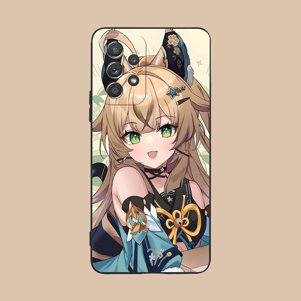 

Game GI Kirara Mobile Phone Case for Samsung Galaxy A56 55 54 53 52 51 36 35 34 23 16 15 5G Colorful Cover Pretty Cover Luxury Galaxy A51 5G