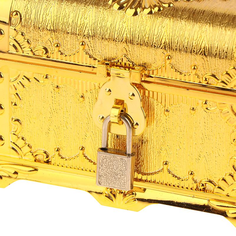 Pirátská truhla s pokladem Dekorace Dobrodružná krabička s pokladem se zámkem Hračky pro kluky holky Děti Ceny Děti Praktické dárky