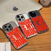 Mosig Red Font Phone Case For Iphone 17 16 Plus 15 Pro Max 11 13 12 14 17E 16E Thin Shockproof Bumper Cover Fundas