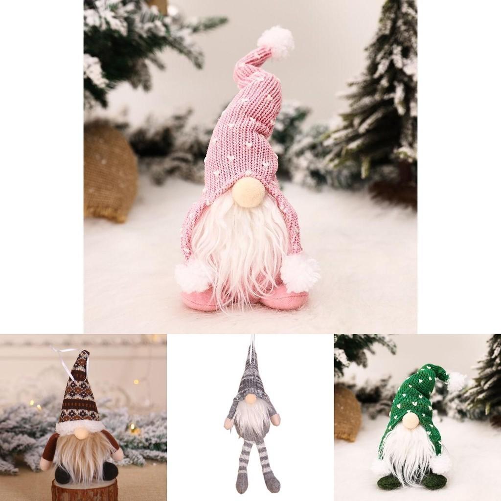 Entzückende Weihnachts-Gnom-Elfen-Dekoration für Zuhause und Tischdisplays