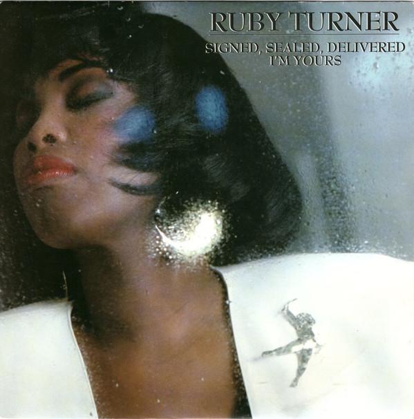 

7inch Record RUBY TURNER Signed Sealed Delivered Im Your RTS4 Jive 1988 Sweden Dance Electronica Used