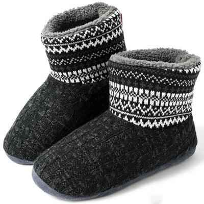 Room Boa Cold Room Boots [nicolyfam] Men's Shoes, Slippers, Fluffy, Weather, Autumn/Winter, Comfortable, (Black, Large)