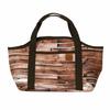 SPICE OF LIFE Takeout Lunch Bag, ROBIN, Distressed Wood Pattern, SFVG2070, 33 X 17 X 22 Cm
