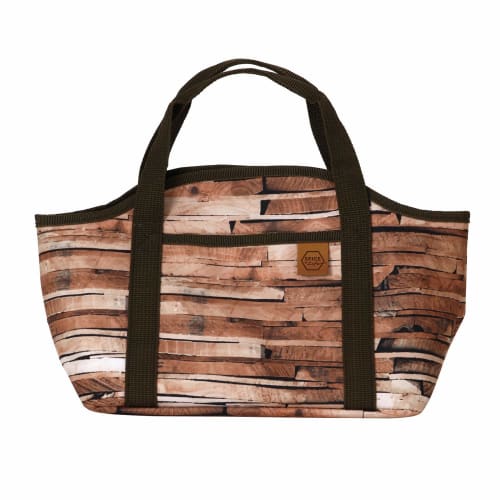 

SPICE OF LIFE Takeout Lunch Bag, ROBIN, Distressed Wood Pattern, SFVG2070, 33 x 17 x 22 cm