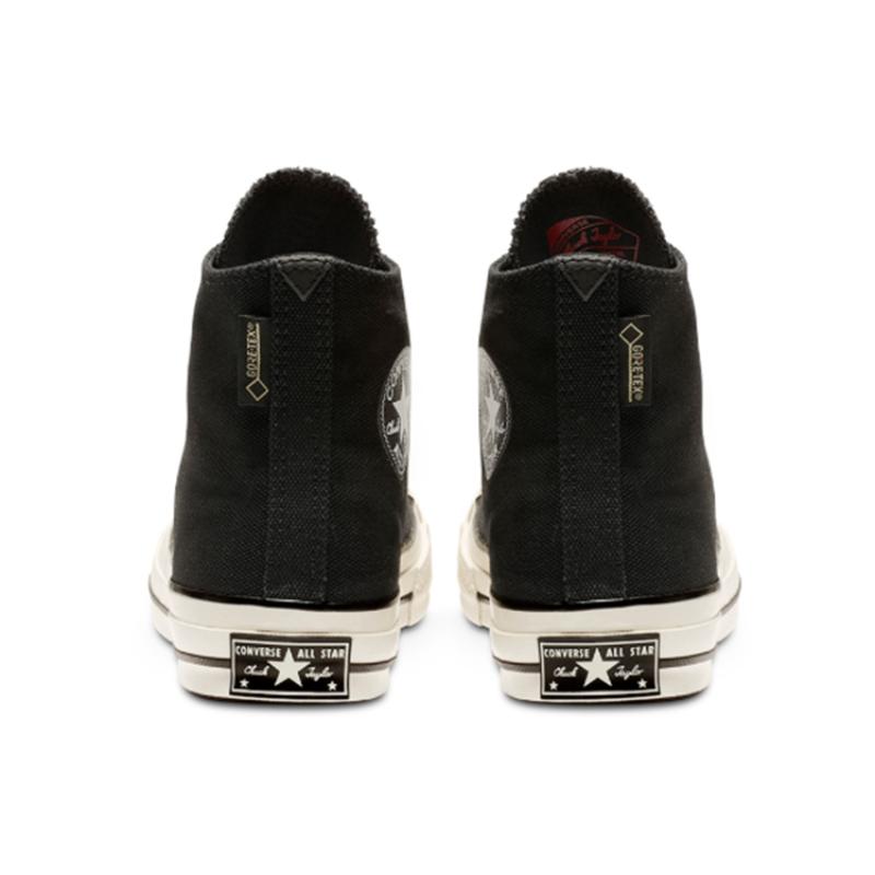 Converse 1970s Round-toe Lace-up High-Top Canvas Shoes Unisex Black