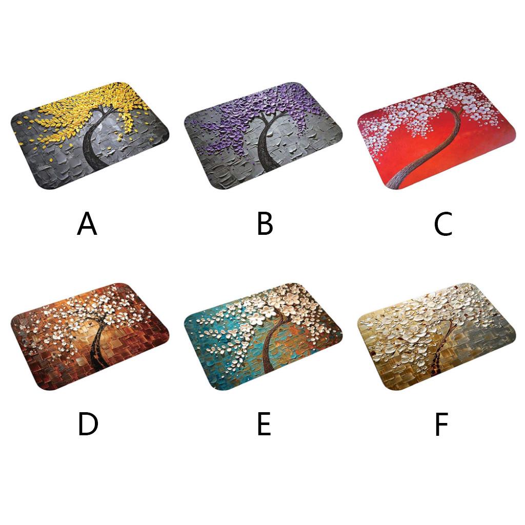 Rectangle Non- Door Mat Bedroom Kitchen Entrance Print Floor Mat Doormats