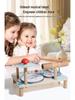 Children's Wooden Music Stand & Drum Set Montessori Xylophone Toy