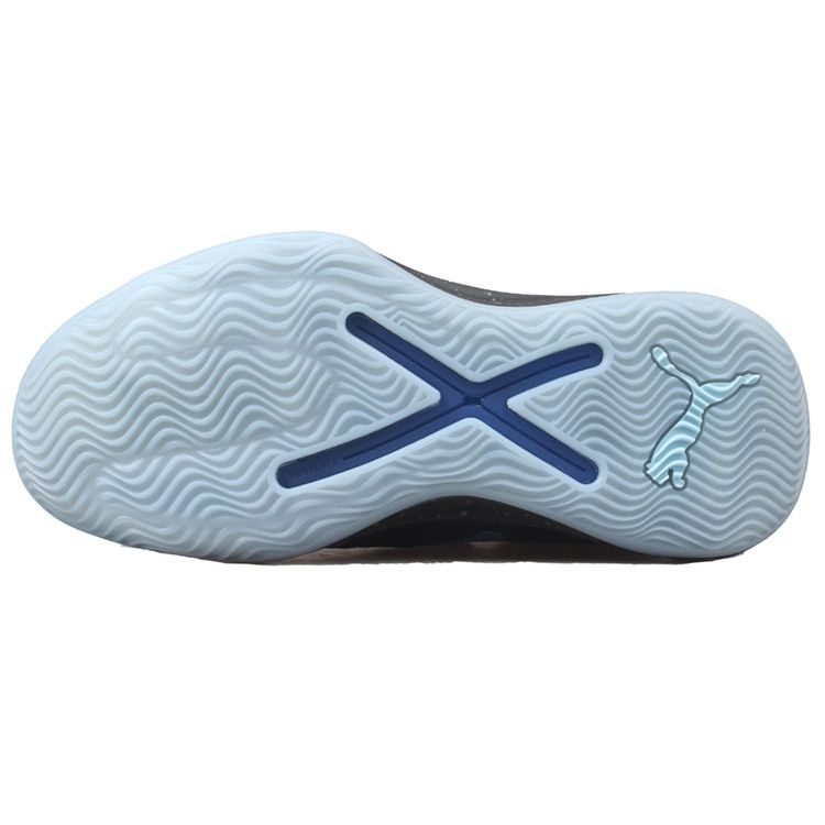 Puma RJ Barrett X Rise Nitro Knicks Men Sneakers Black Ultra-Orange Strong-Blue 377388-02